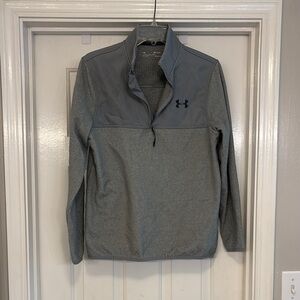 Under Armour Men’s Quarter Zip Pullover Gray Size S